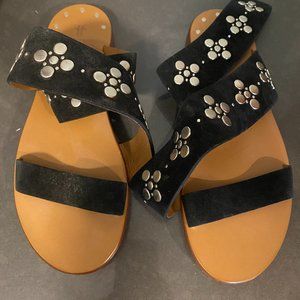 Frye Strap Black Sandal
